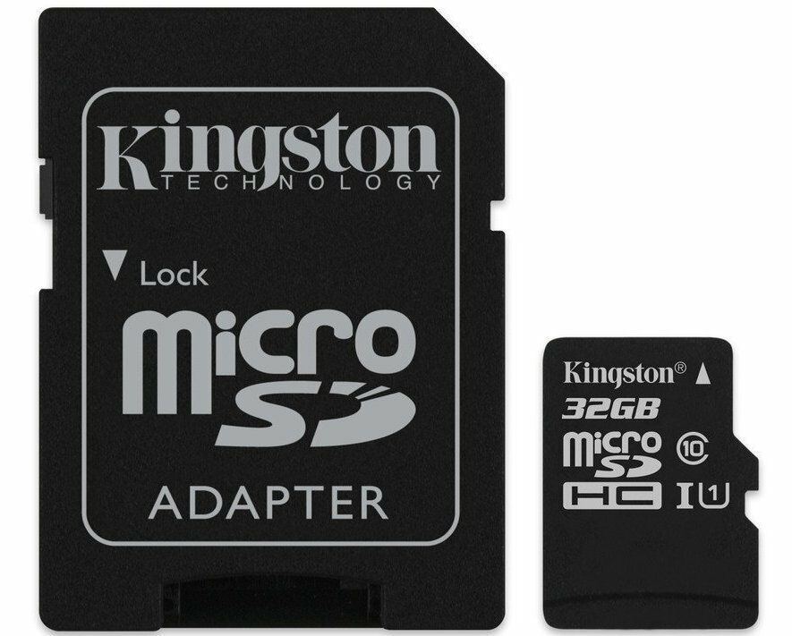 Tarjeta Microsd 32GB con adaptador a SD Incluido - 32 GB / Clase 10