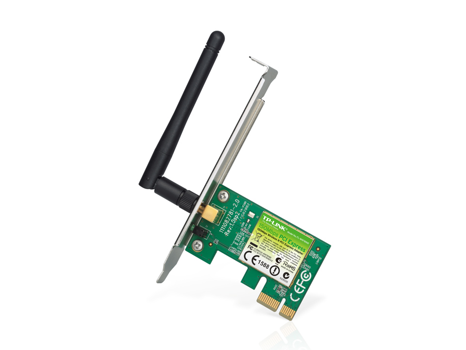  Tarjeta TP-LINK  WN781ND PCIe x1, Wifi, 150Mbps, 1 Antena desmontable