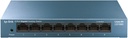  Switch TP-LINK LS108G, 8 Puertos, Gigabyte, 10/100/1000Mbps, Desktop Litewave, Carcasa metálica, Ultraligero con Super disipación de calor, Ahorro de Energía, Nuevo, garantia 1 año