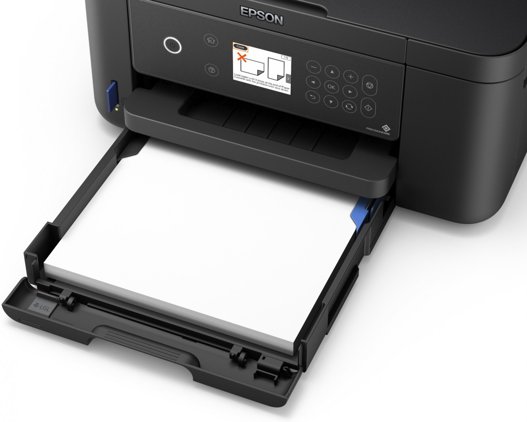 Impresora Epson XP-5100: Multifuncion impresora-copiadora-escaner, dúplex en impresión, Wifi, USB, Impresión móvil, Pantalla a color, bandeja posterior hasta 100 paginas, 33 pg/min Monocromo, 15 pg/min Color, nueva, SELLADA sin sistema