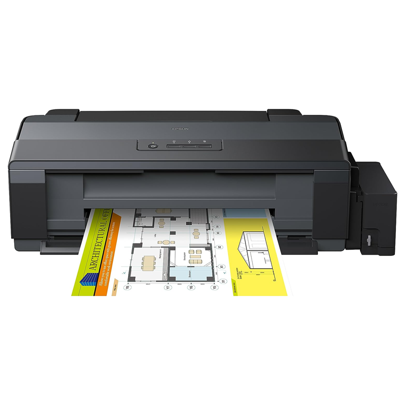 Impresora EPSON L1300 Formato A3, Multicolor, Sistema original 5 colores (KIT DE TINTAS ORIGINALES)
