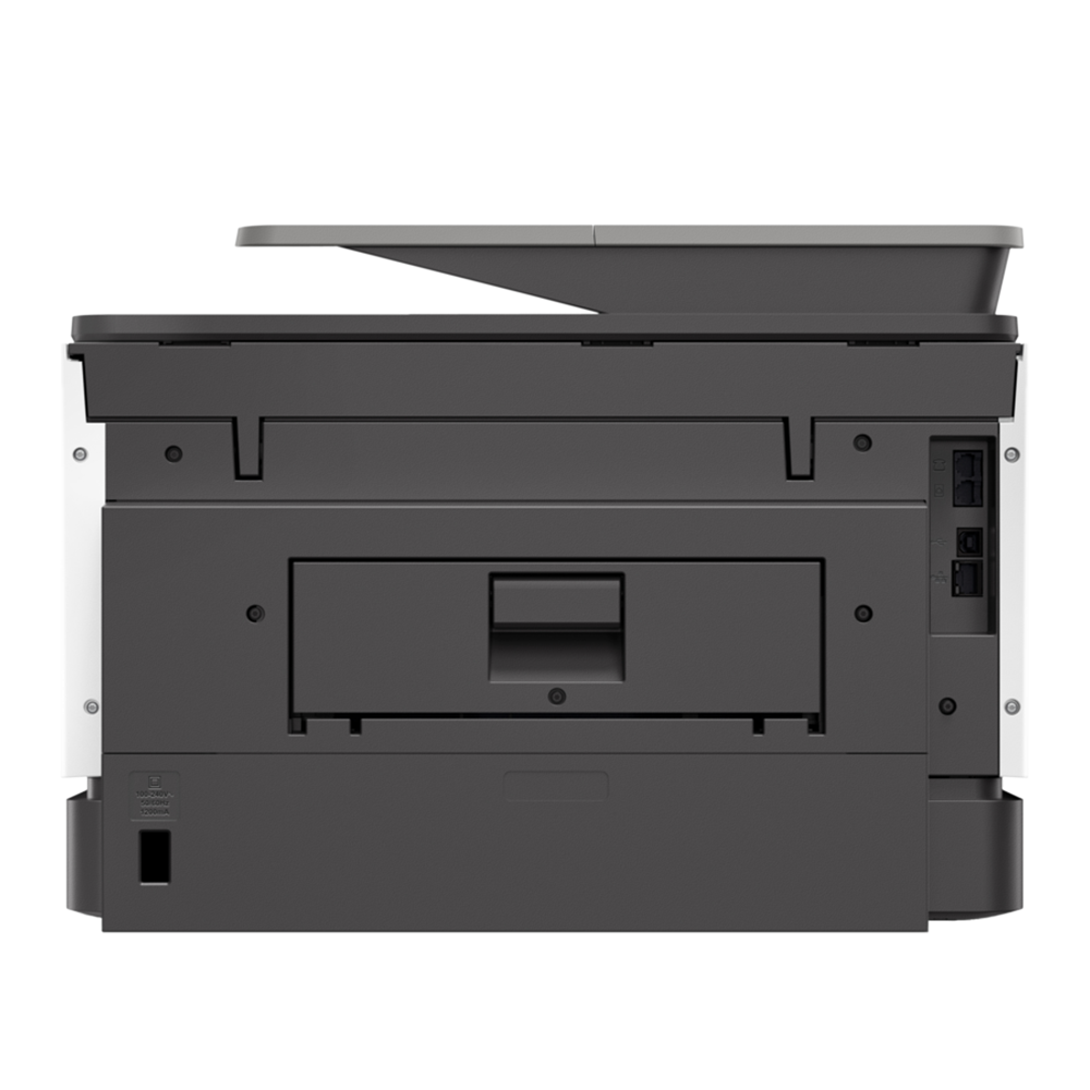 Impresora HP Multifuncion Officejet Pro 9020 imprime, copia, escanea, fax Pantalla tactil a color, duplex en ADF e impresion,doble bandeja, 22 ppm negro y 18 ppm en color Usb-Wifi-Ethernet Reformada para que trabaje sin chip