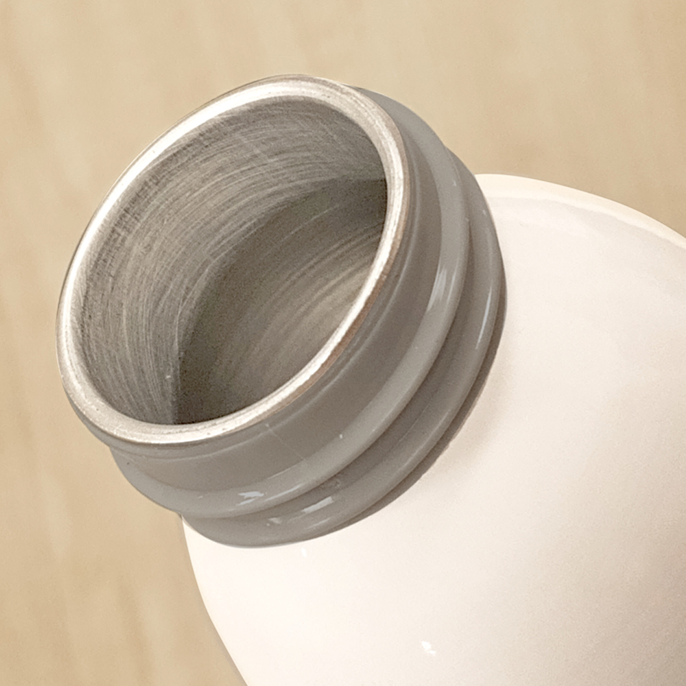 Tomatodo de aluminio Sublimable, blanco, 750ml, Tapa de color  white
