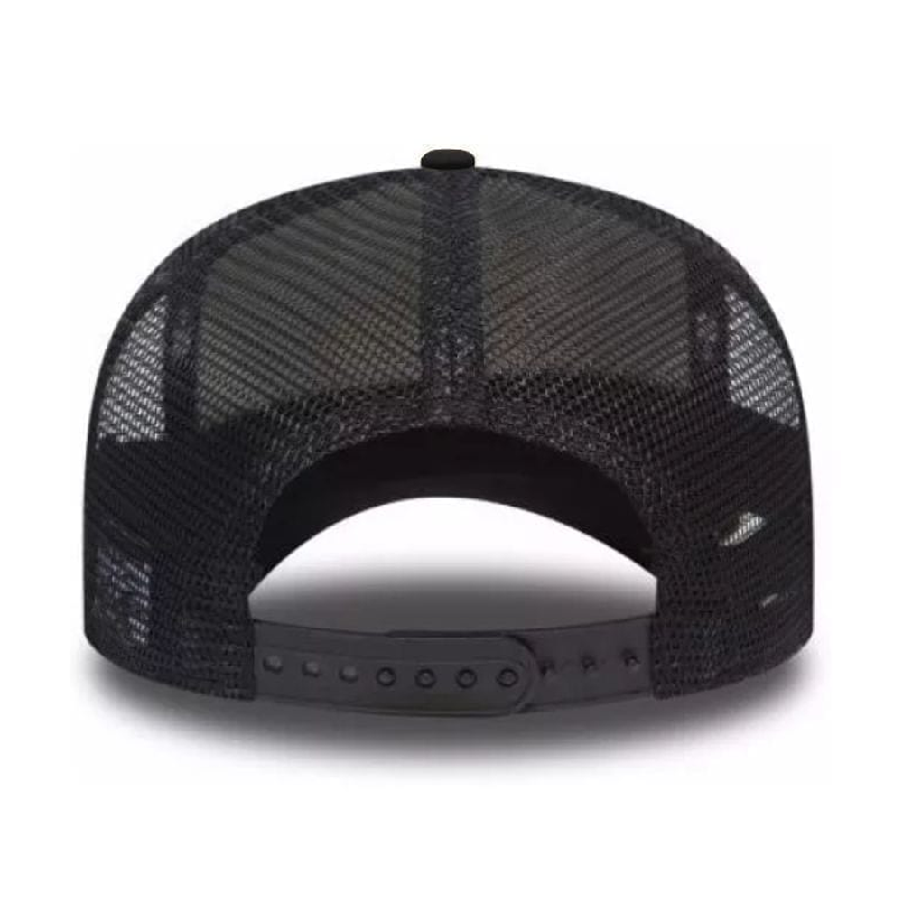 Gorra Malla Trucker, Tamaño Adulto, Color Negro total, para Sublimacion personalizada o Bordar
