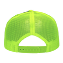 Gorra Malla Trucker, Tamaño Adulto, verde neon frente blanco, doble pupo, para Sublimacion personalizar o Bordar