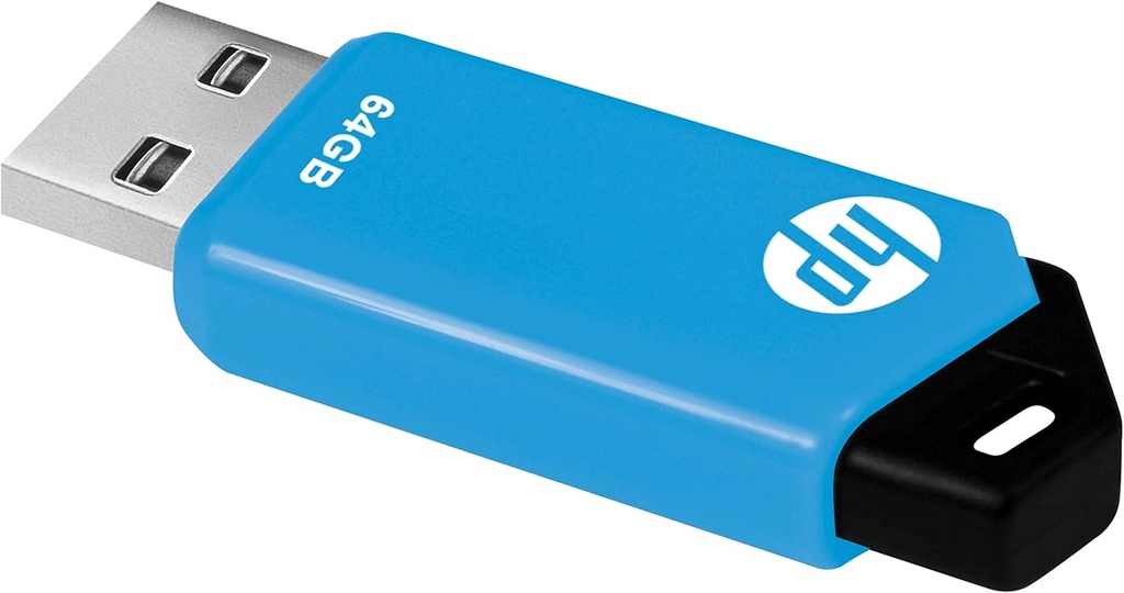 Flash HP V150W 64Gb, Usb, Color Azul, original