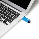 Flash HP V150W 64Gb, Usb, Color Azul, original