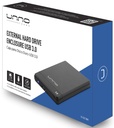 Capsula Disco duro 2.5" UNNO EN3213BK, Usb, 3.0, Hdd, Slim, Sata,  Nuevo, garantia 1 año