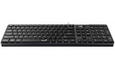 Combo Teclado + Mouse Genius Slimstart 126, Multimedia, Usb, Alambrico,  Black
