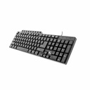 Teclado Xtech XTK160S Multimedia, alambrico Usb español   color Negro