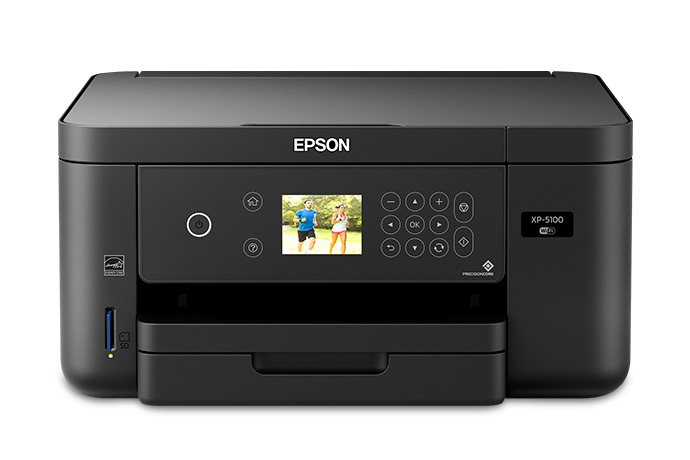 Impresora Epson XP-5100: Multifuncion impresora-copiadora-escaner, Dúplex en impresión, Wifi, USB, Impresión móvil, Pantalla a color, Bandeja frontal hasta 100 paginas, 33 pg/min Monocromo, 15 pg/min Color, nueva, SELLADA sin sistema