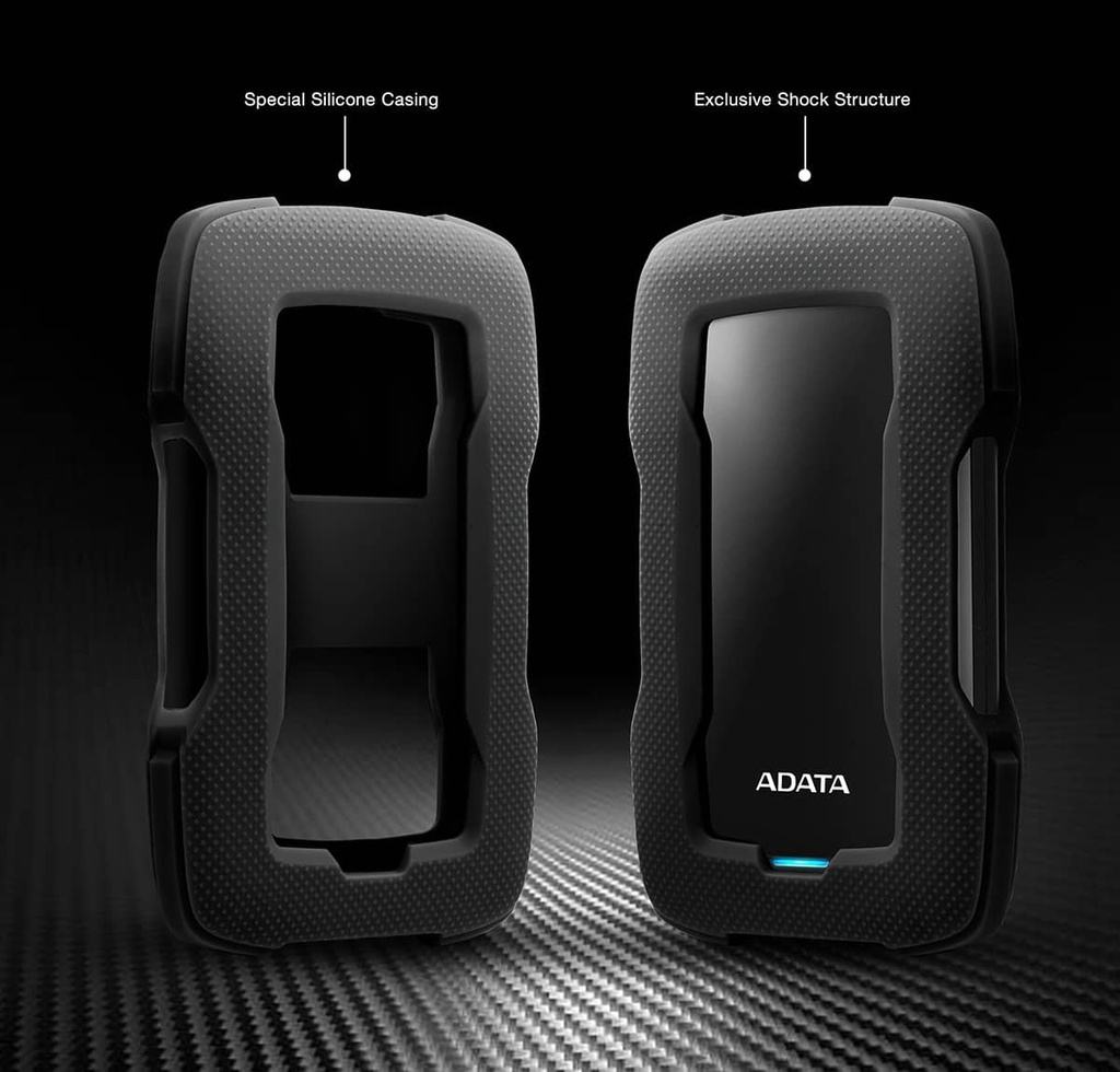 Disco duro EXTERNO ADATA HD330 4Tb, 3.2, Usb, Anti golpes, Resistente al agua, Color Negro, Nuevo, Sellado