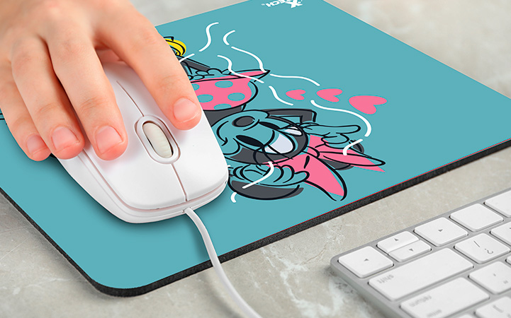 Mouse Pad Disney Minnie,86x7x07in,Colorido, Flexible, Comodo, Lavable