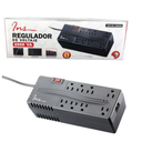 Regulador de voltaje INS 8 tomas negro/2RJ11 2000VA