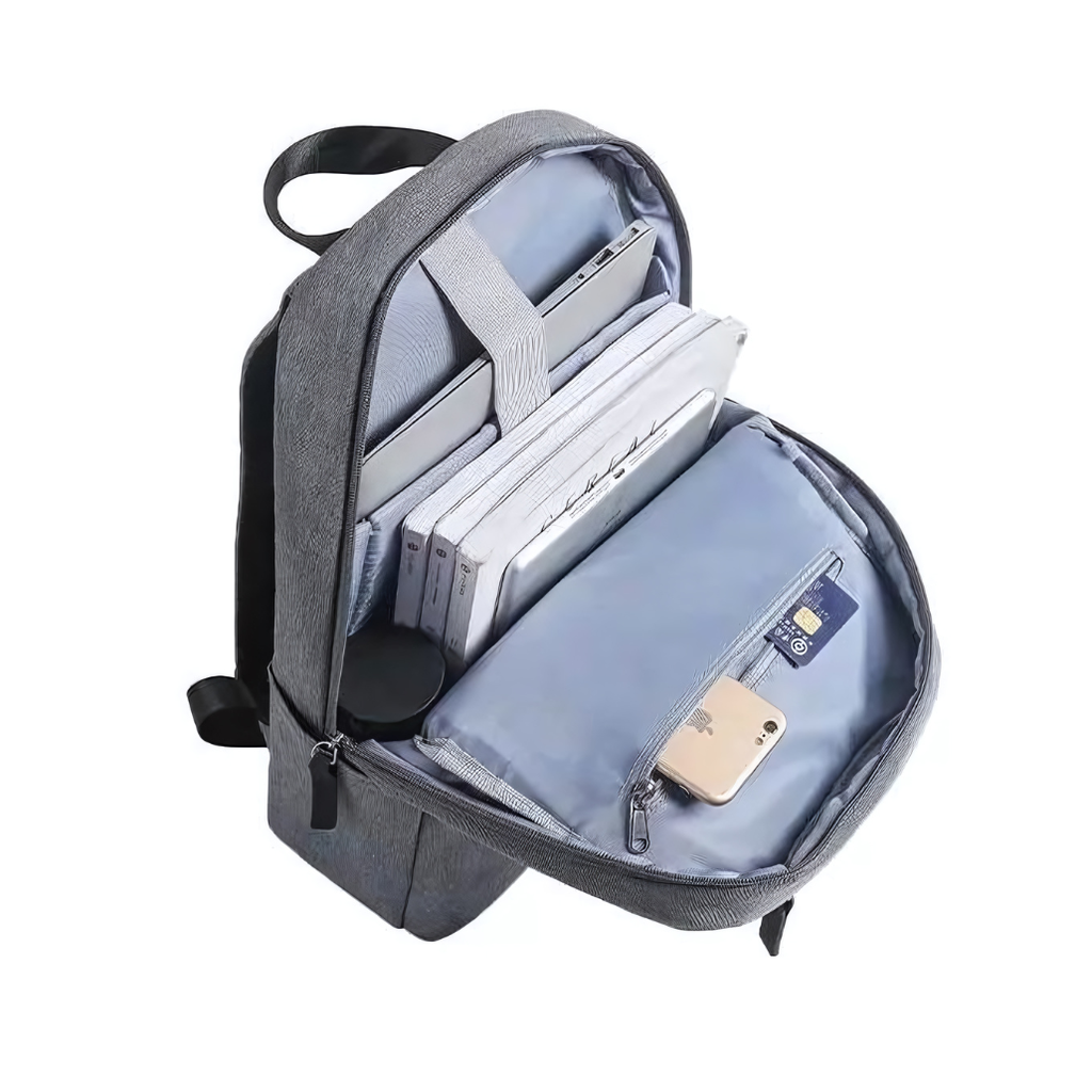 Mochila LSD-605 para Laptop 14"-15.6", varios compartimentos14*29*11cm, color gris