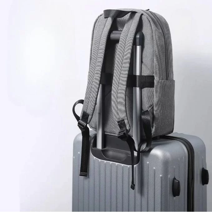 Mochila LSD-605 para Laptop 14"-15.6", varios compartimentos14*29*11cm, color gris