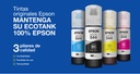 Paquete Pack Tinta Original Epson T544, 4 colores, Sellado L1110, L3110, L3210, L3150, L3250, L3160, L5190 