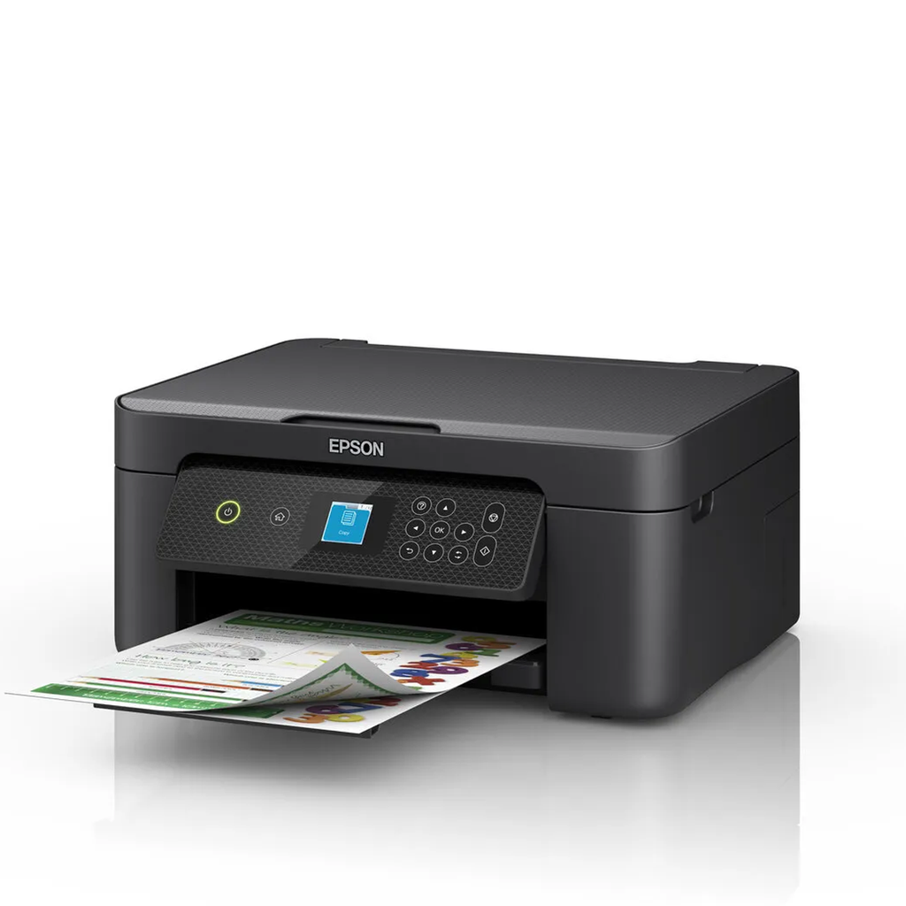Impresora Epson XP-3200: Multifuncion impresora-copiadora-escaner, Dúplex en impresión, Wifi, USB, Impresión móvil, Pantalla a color, Bandeja posterior hasta 100 paginas, 33 pg/min Monocromo, 15 pg/min Color, nueva, SELLADA sin sistema