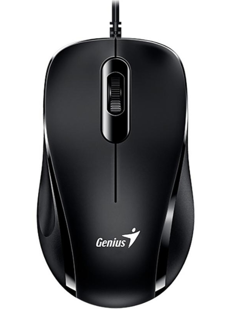 Mouse Genius DX-101, Usb optico, 3 botones, G5, color Negro, 1200 DPI