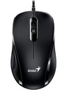 Mouse Genius DX-101, Usb optico, 3 botones, G5, color Negro, 1200 DPI