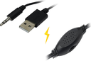Parlante Stereo Genius SP-HF280,  6w, Usb, Control de Volumen, Madera