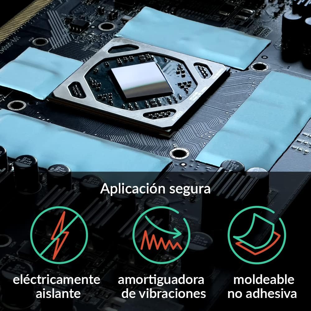 PAD TERMICO ARCTIC TP-3 ORIGINAL 100 x100mm / 0.5mm - 1mm - 1.5mm - 1mm