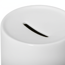 Alcancia/cepo de ceramica Sublimable, Blanco AAA 8*8cm, tapon inferior