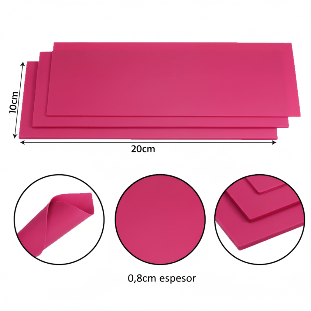 Esponja de Silicona para sublimadora 10x20x0,8cm