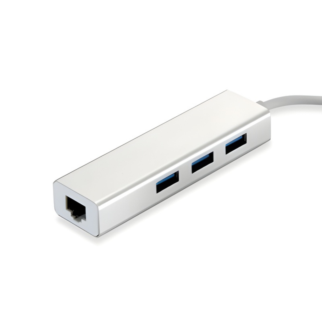 ADAPTADOR DE RED RJ-45 A USB 3.0 TRIPLE PUERTO USB