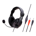 Audifono con Microfono SOYTO 750, con revestimiento de cuero, cable trenzado, plug 3.5mm