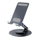 SOPORTE GENIUS G-STAND M100,  PARA CELULARES, TABLETS, ALUMINIO, PLEGABLE Y GIRATORIO  360 GRADOS