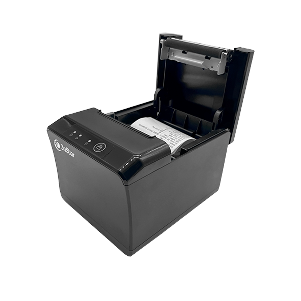 Impresora 3Nstar RPT004 Termica, Lan Ethernet, Usb, Serial, Cortador Automatico, 79.50mm+Rollo Termico 