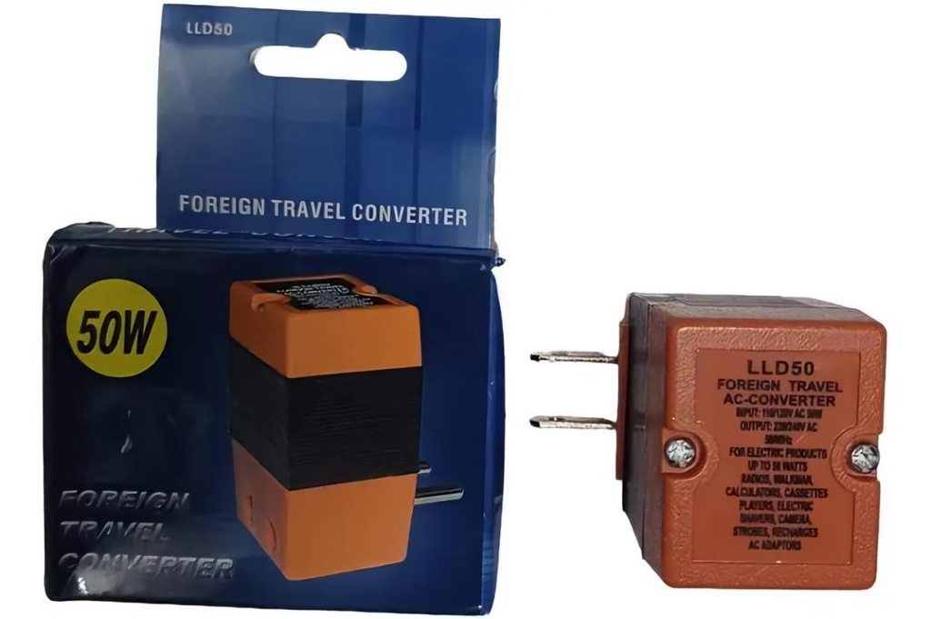 Transformador Convertidor de voltaje EVL LLD-50 110V-220V 50W 50Hz-60Hz
