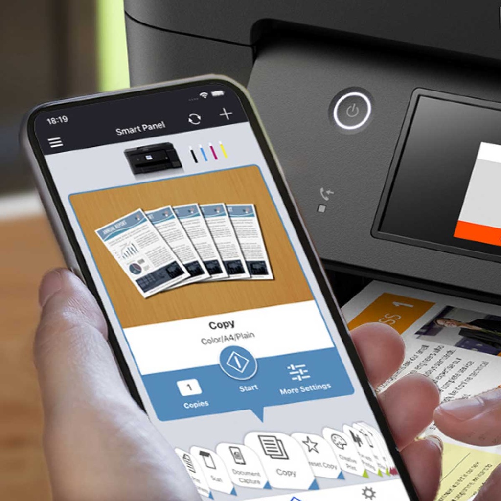 Impresora Epson Multifunción Multifunción Pro WF-3823 A4 modificada para colocar llave Chipless