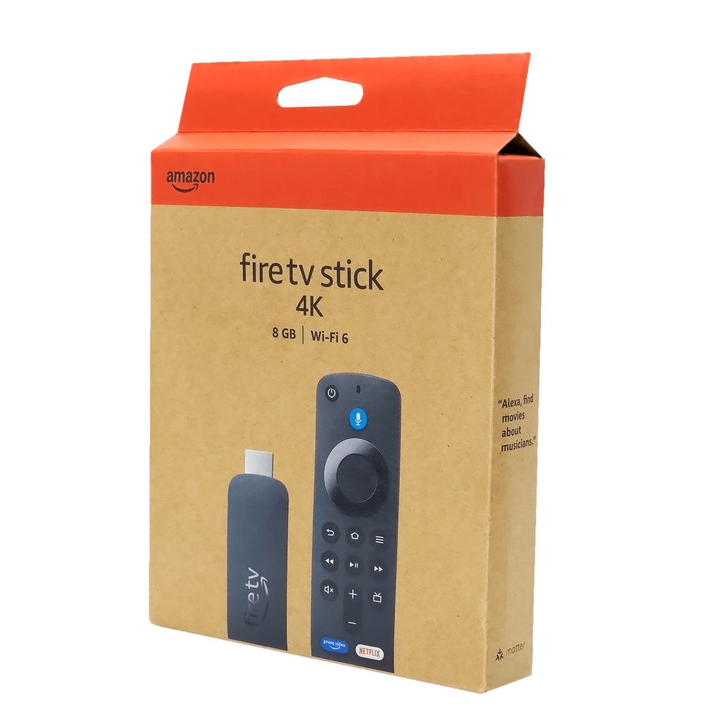 AMAZON FIRE TV STICK FHD 4K/QC, 1.7GHZ, 8GB WIFI 6 CON ALEXA 