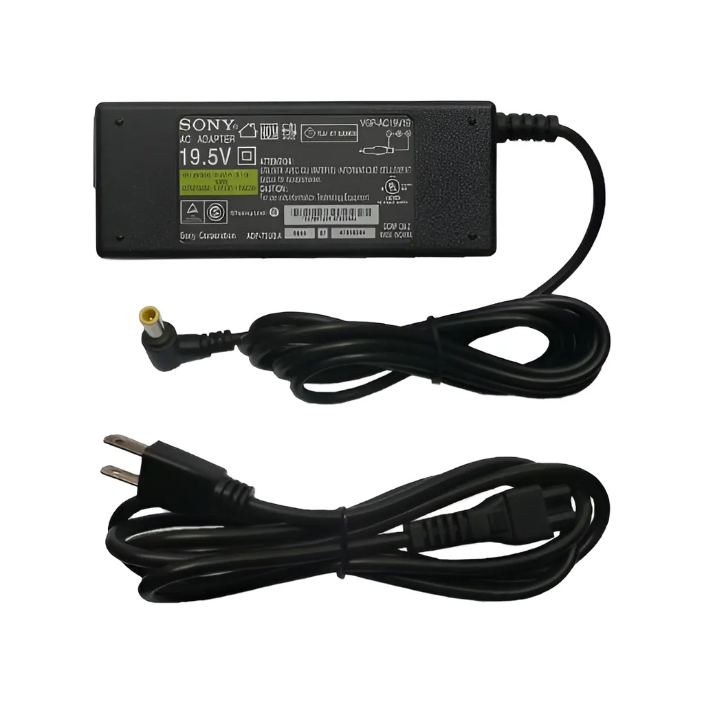 Cargador Laptop SONY 19.5V/3.9A/76W/6.5*4.4mm Plug Amarillo