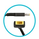 Cargador Laptop LENOVO 20V/4.5A/90W, Plug Rectangular, Original