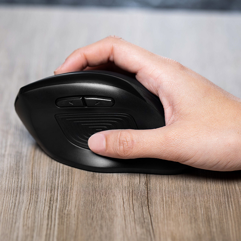 KX KMW390 Wireless Vertical Mouse Ergonómico 2.4 GHz Black