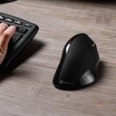KX KMW390 Wireless Vertical Mouse Ergonómico 2.4 GHz Black