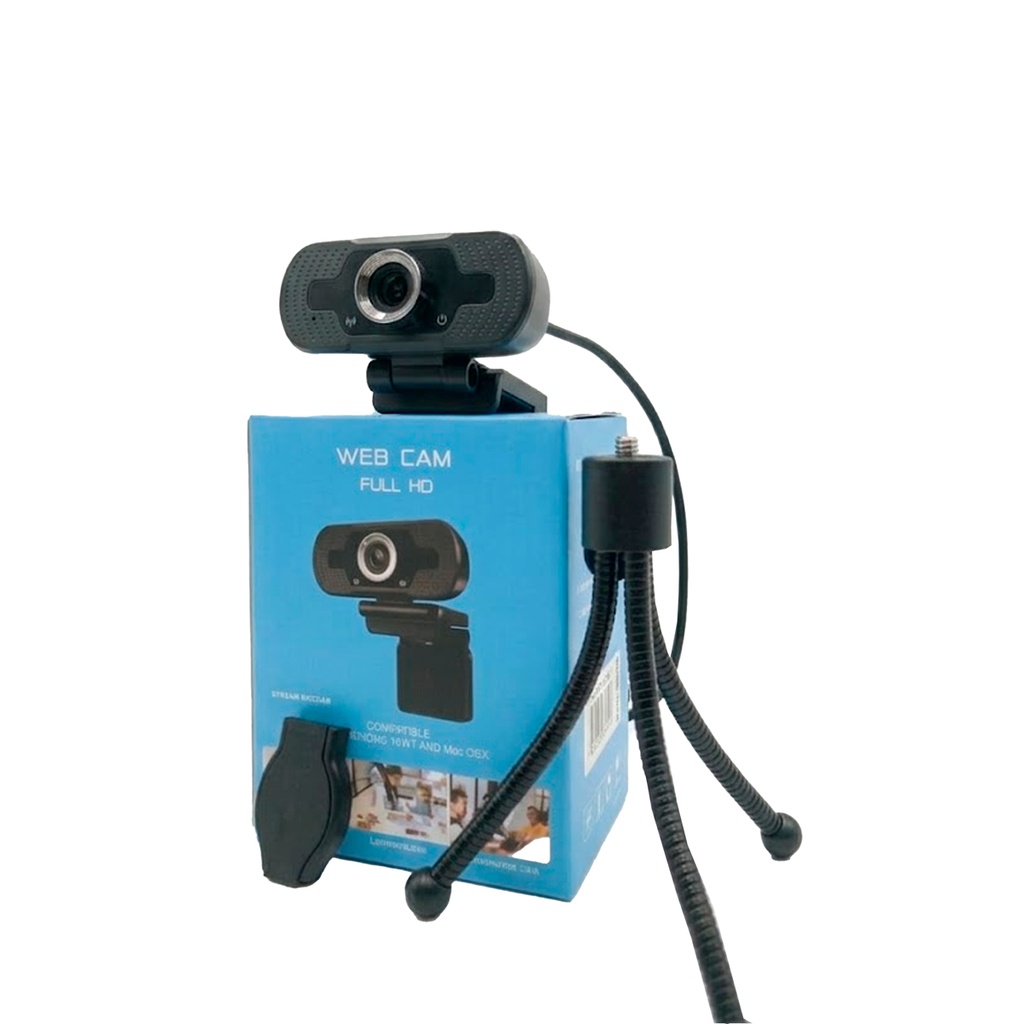 CAMARA WEB CON TRIPODE 1080p