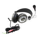 Audifono con Microfono GENIUS HS-04SU, DIADEMA METALICA, plug 3.5mm, revestmiento de cuero, ideal para clases online