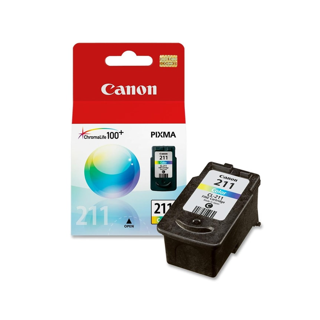 Cartucho CANON CL211, Color, Nuevo, Original
