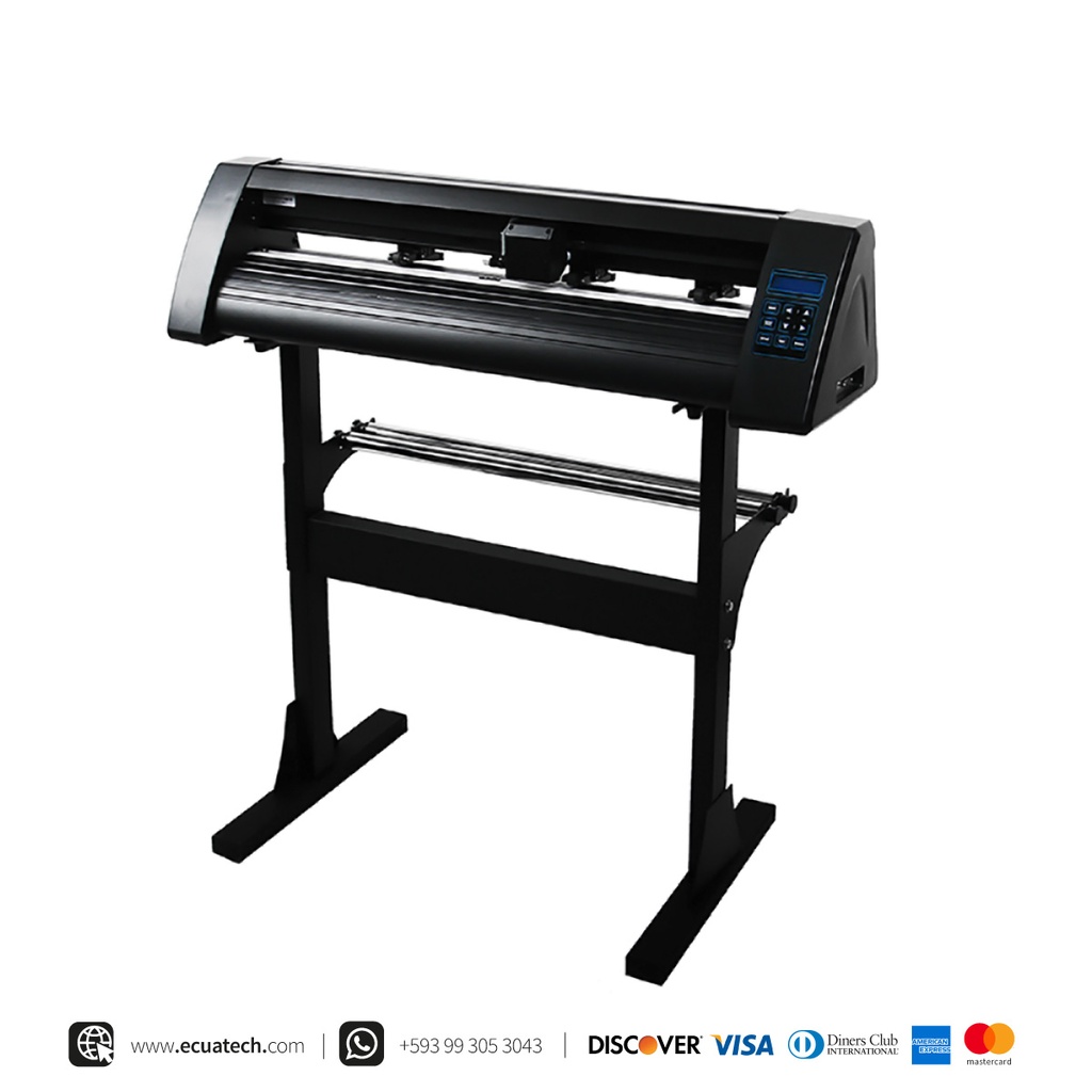 Plotter de Corte Sublitek 721PE: con Pedestal, 72cm de ancho, 61cm de corte, Velocidad maxima de corte 800mm/s, Fuerza de corte 10 hasta 500g, materiales hasta 1 mm de grosor, puertos COM y USB, Laser para contornos semiautomatico, Incluye licencia Anycut