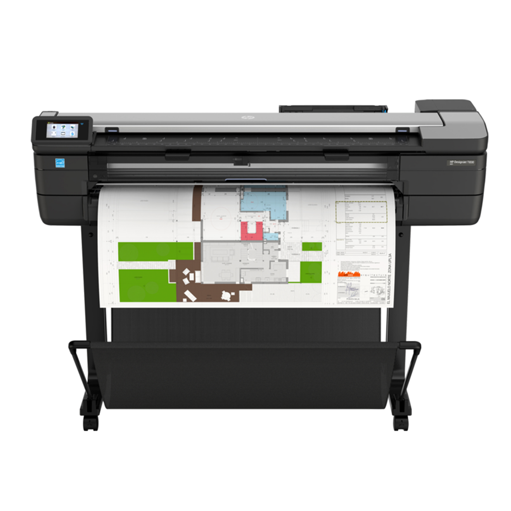 Plotter Hp Designjet T830, 24 plg, Inalambrico, Multifuncion, Scaner, Copia, Impresion, A1, A2, A3, A4,  Sellado