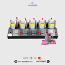 Termofijadora-Sublimadora para 5 jarros a la vez  , 11oz, Manual, 110V