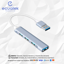 Hub High speed 4 Puertos, Usb 2.0