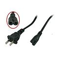 Cable para corriente tipo en 8, Fino, 1.5M