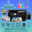 Impresora Multifuncion Epson L850, 6 colores, Pantalla, Foto- Cd-Dvd, PVC printer Ink Jet, sistema original
