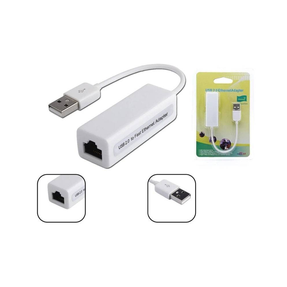 Adaptador Red Usb 2.0 a Lan- puerto Rj45, 3Gig, Generico, Nuevo, Sellado