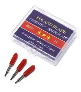 Set de 3 Cuchillas Roland para Plotter de Corte Roja 45º Grados